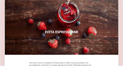 Desktop Screenshot of evitaespressobar.no